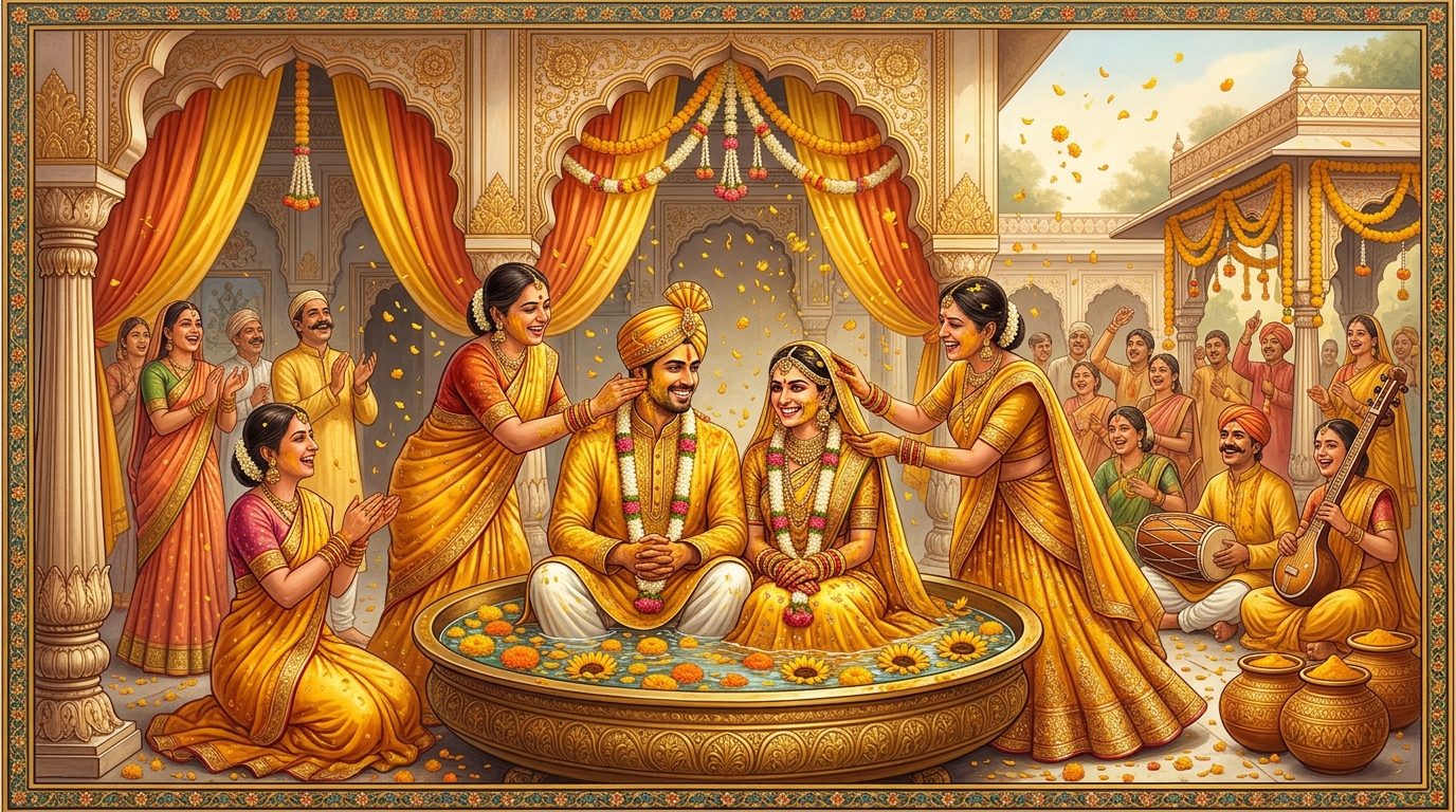 Haldi & Ubtan Ceremony