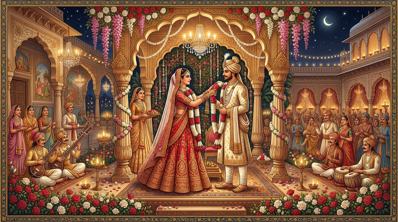 Jaimala & Royal Reception